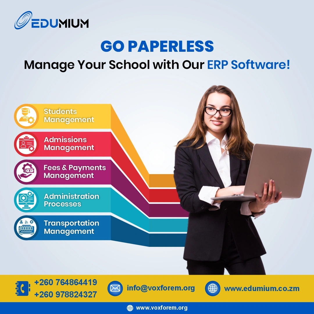 Best School ERP Software in Zambia